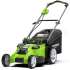 Газонокосилка аккумуляторная GREENWORKS G40LM49DB,  49см, несамоходная,  без АКБ, без ЗУ [2500207]